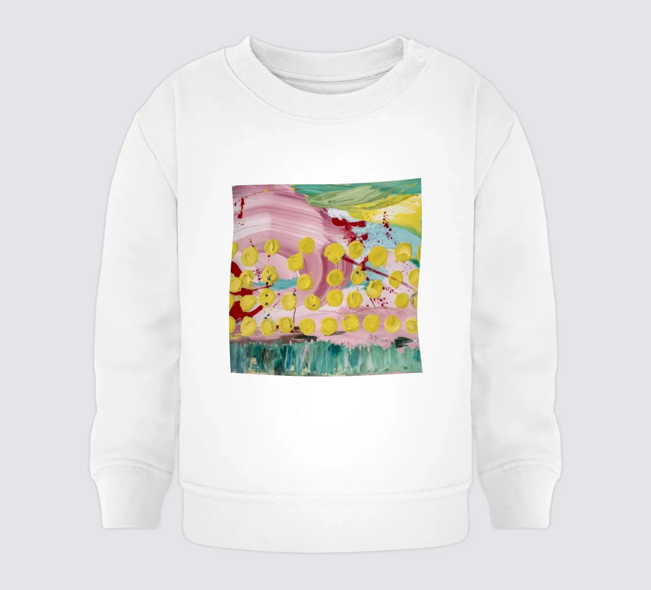 Confetti Bloom Shower felpa neonato da Sublime Layers