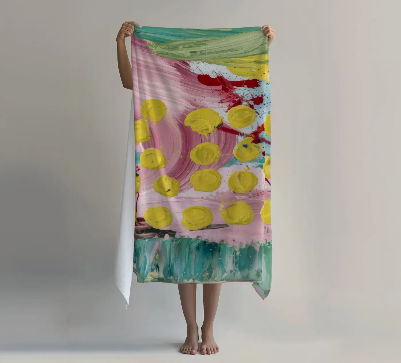 Confetti Bloom Shower telo mare da Sublime Layers