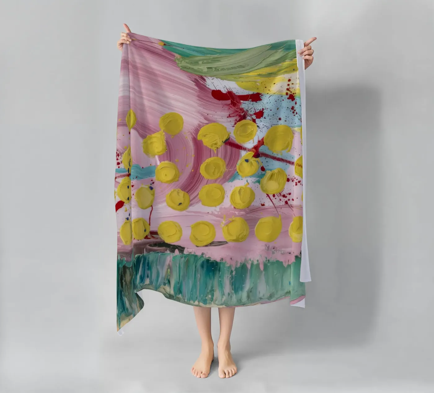 Confetti Bloom Shower telo mare da Sublime Layers