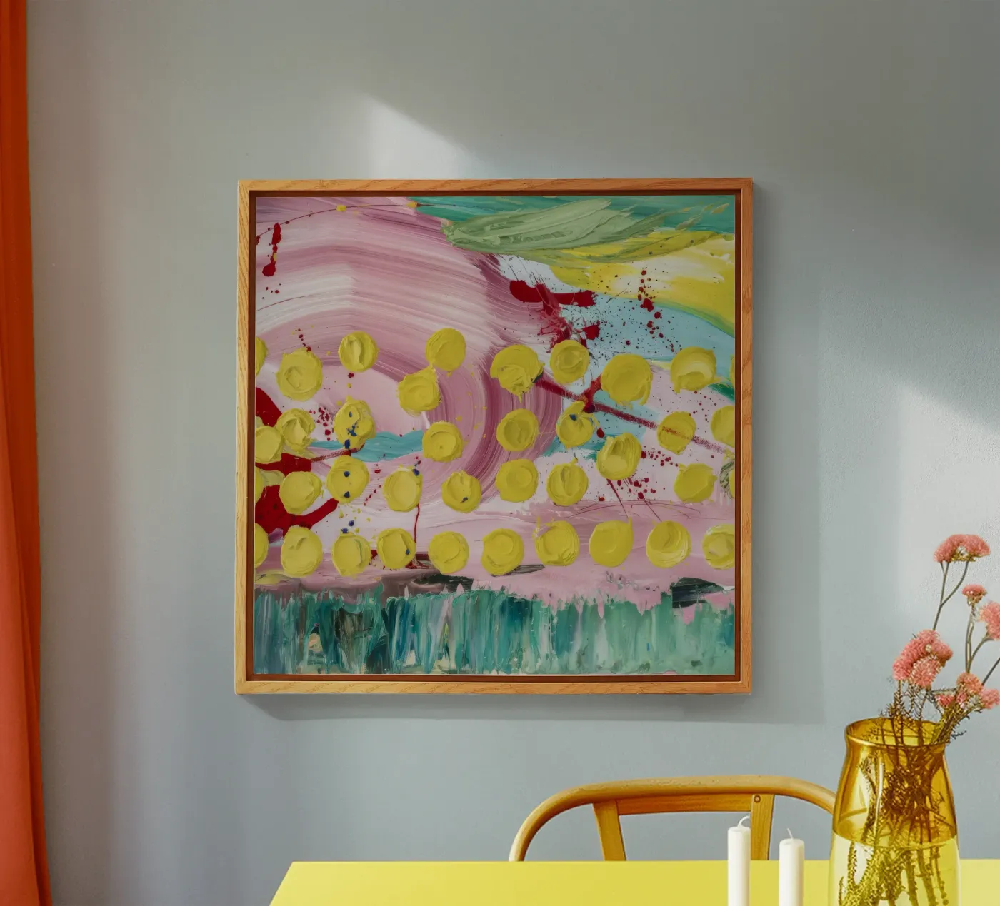 Confetti Bloom Shower Acryl-Glas von Sublime Layers