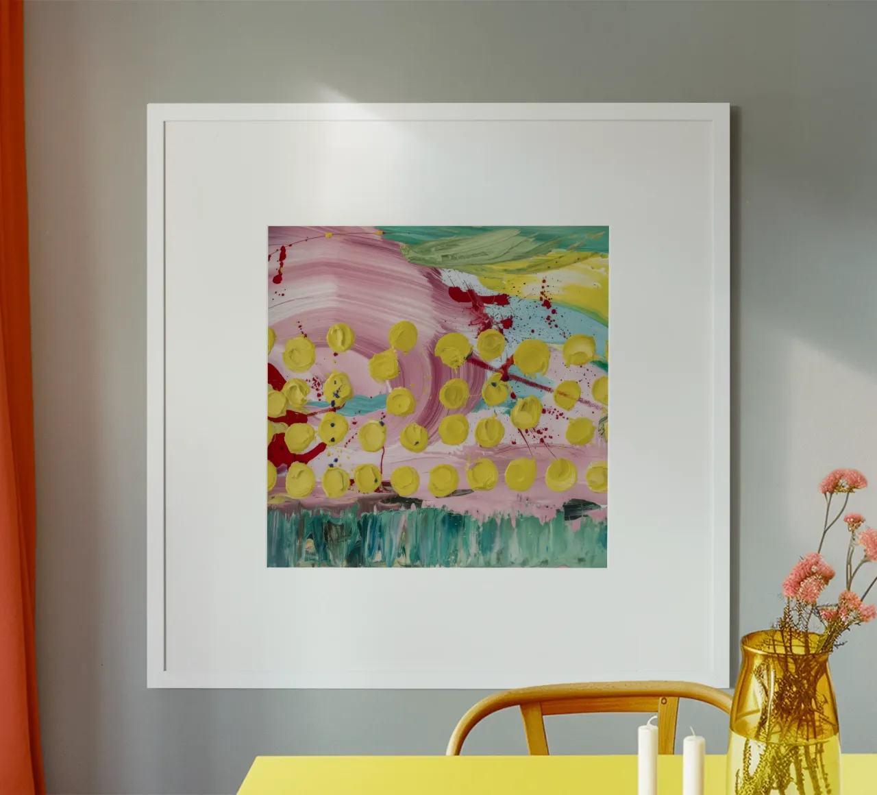 Confetti Bloom Shower poster da Sublime Layers