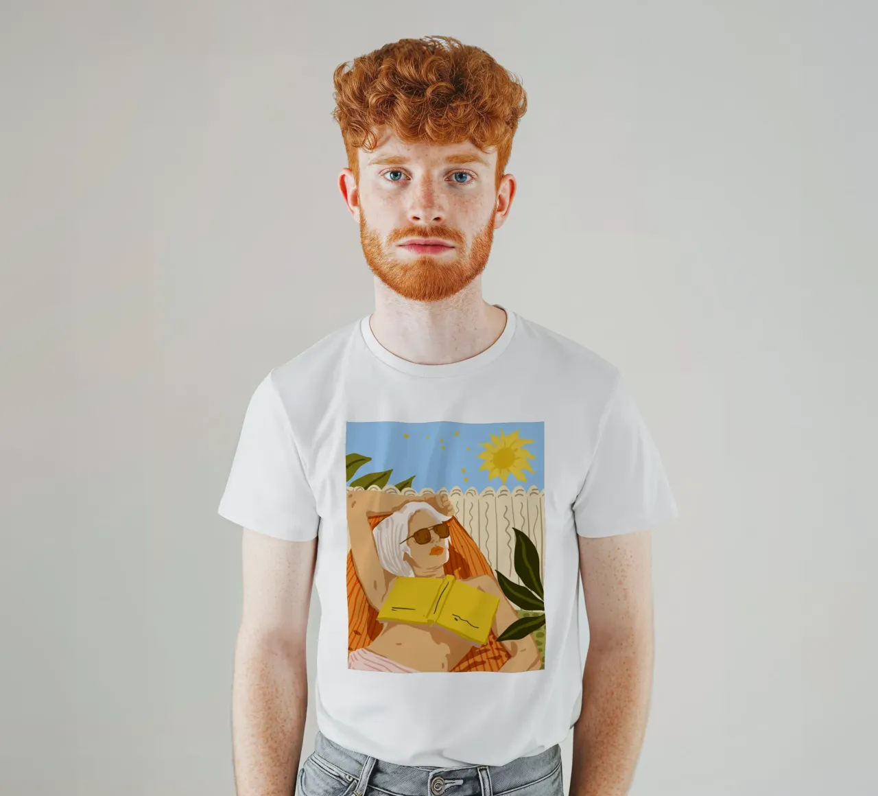 Mi piace viaggiare, ma quando voglio davvero evadere, leggo un libro di t-shirt da 83oranges