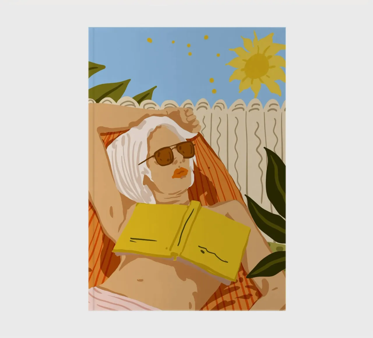 I love to travel but when I really want to escape, I read a notebook by 83oranges.com