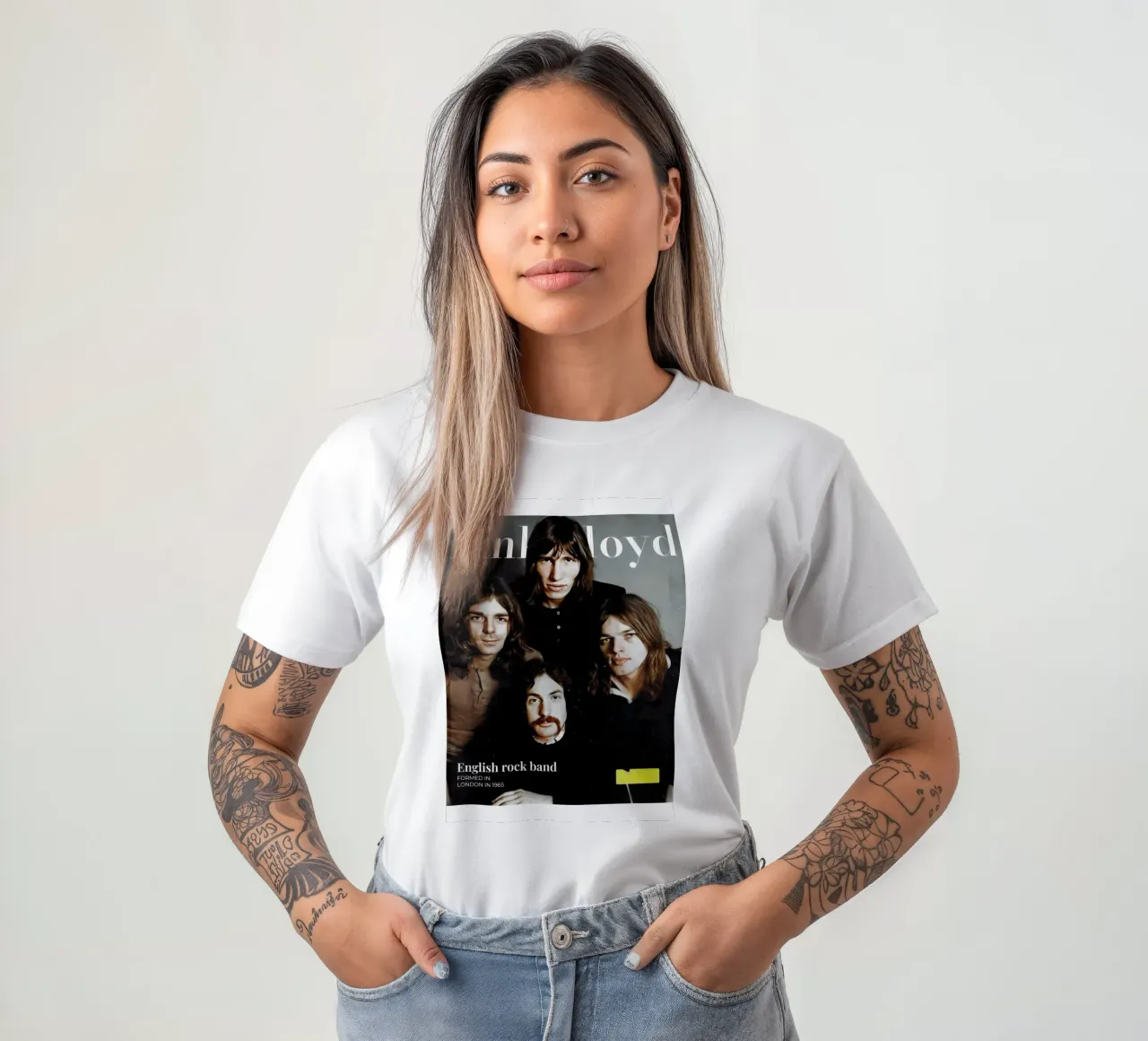Pink Floyd t-shirt da Low poly art