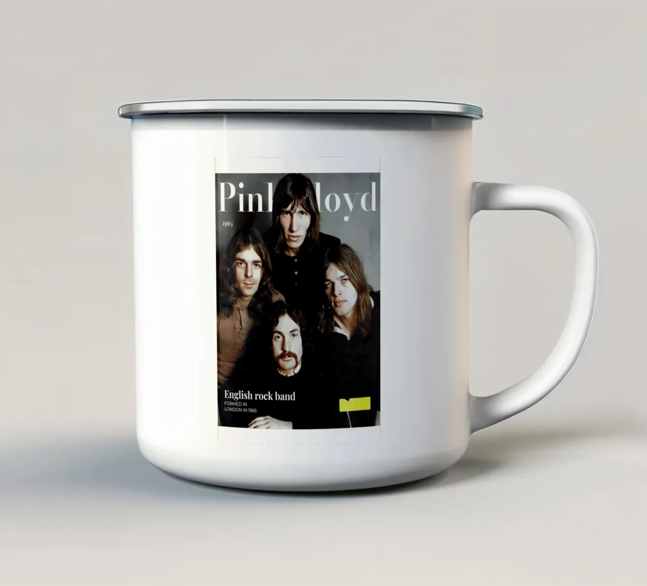Pink Floyd tazza in smalto da Low poly art