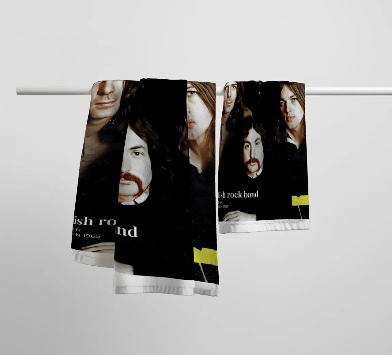 Pink Floyd asciugamano da bagno da Low poly art