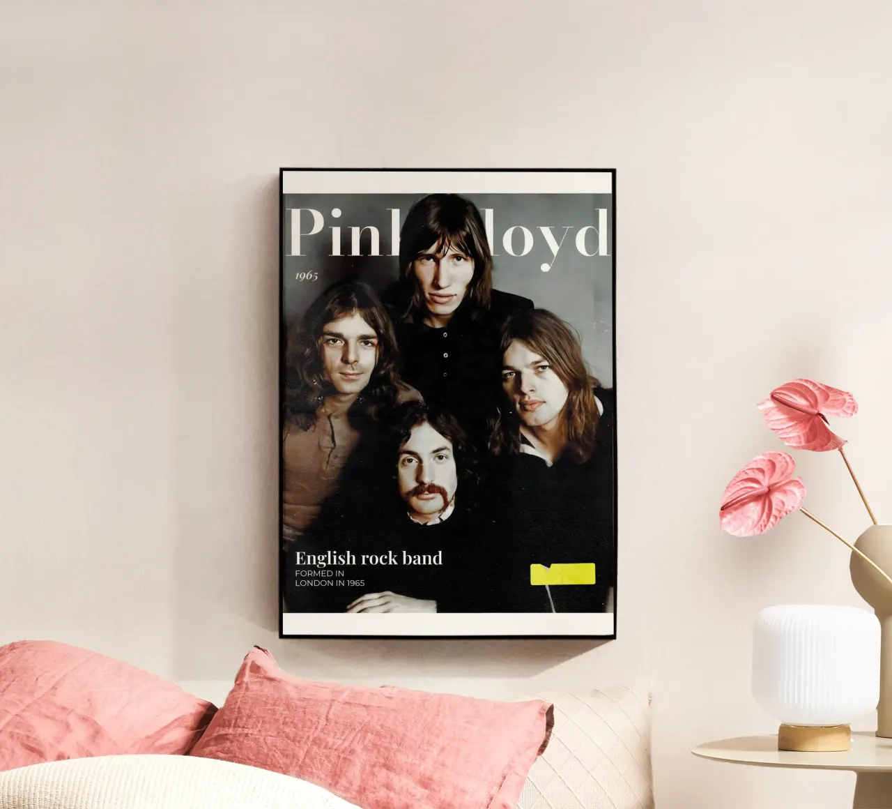 Pink Floyd plexiglass da Low poly art