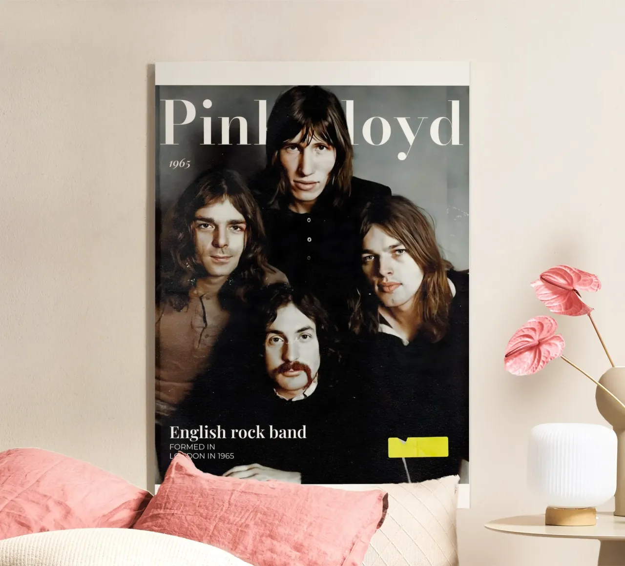 Pink Floyd plexiglass da Low poly art