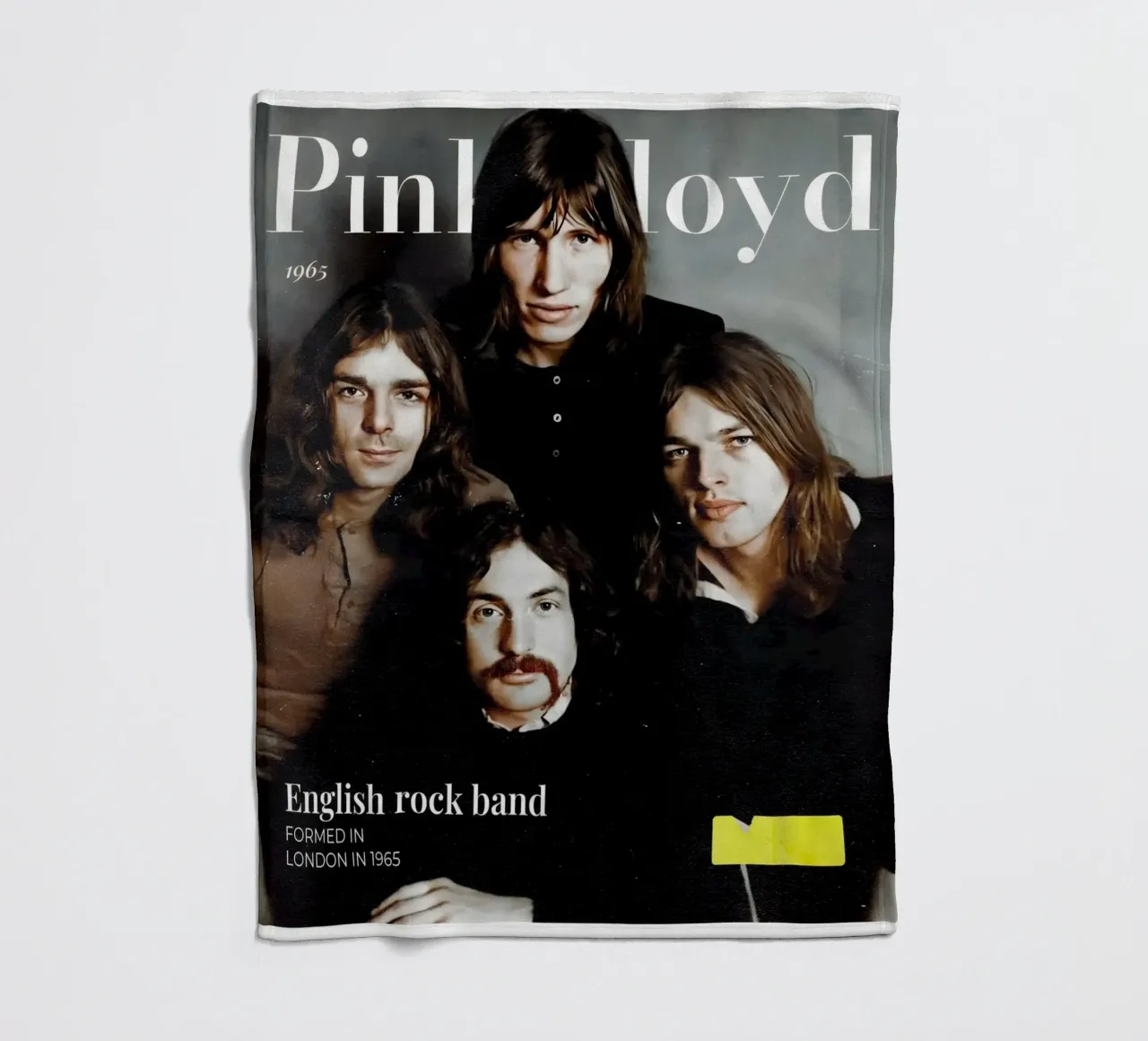 Pink Floyd coperta in pile da Low poly art