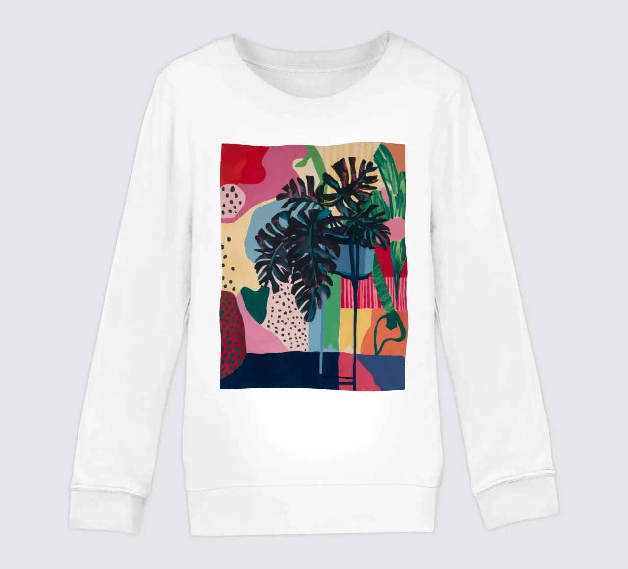 Monstera Crepuscolo Miraggio felpa bambino da Zep Layers