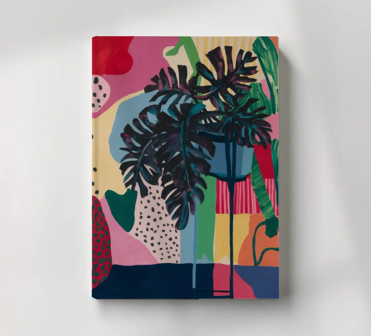 Monstera Dusk Mirage Notizbuch von Zep Layers