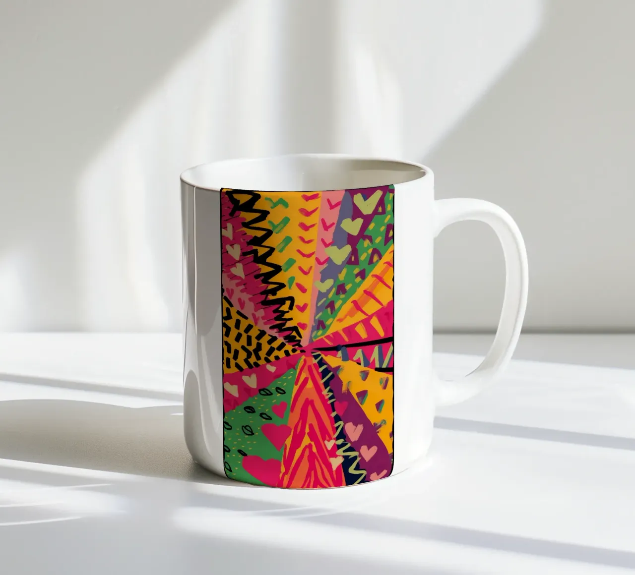 Spirale del cuore Radiate tazza in ceramica da Zep Layers