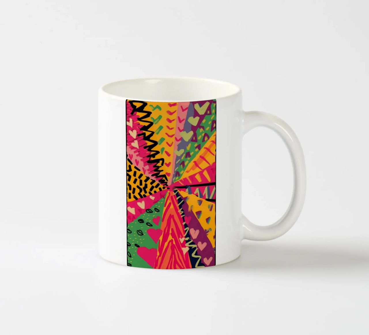 Spirale del cuore Radiate tazza in ceramica da Zep Layers