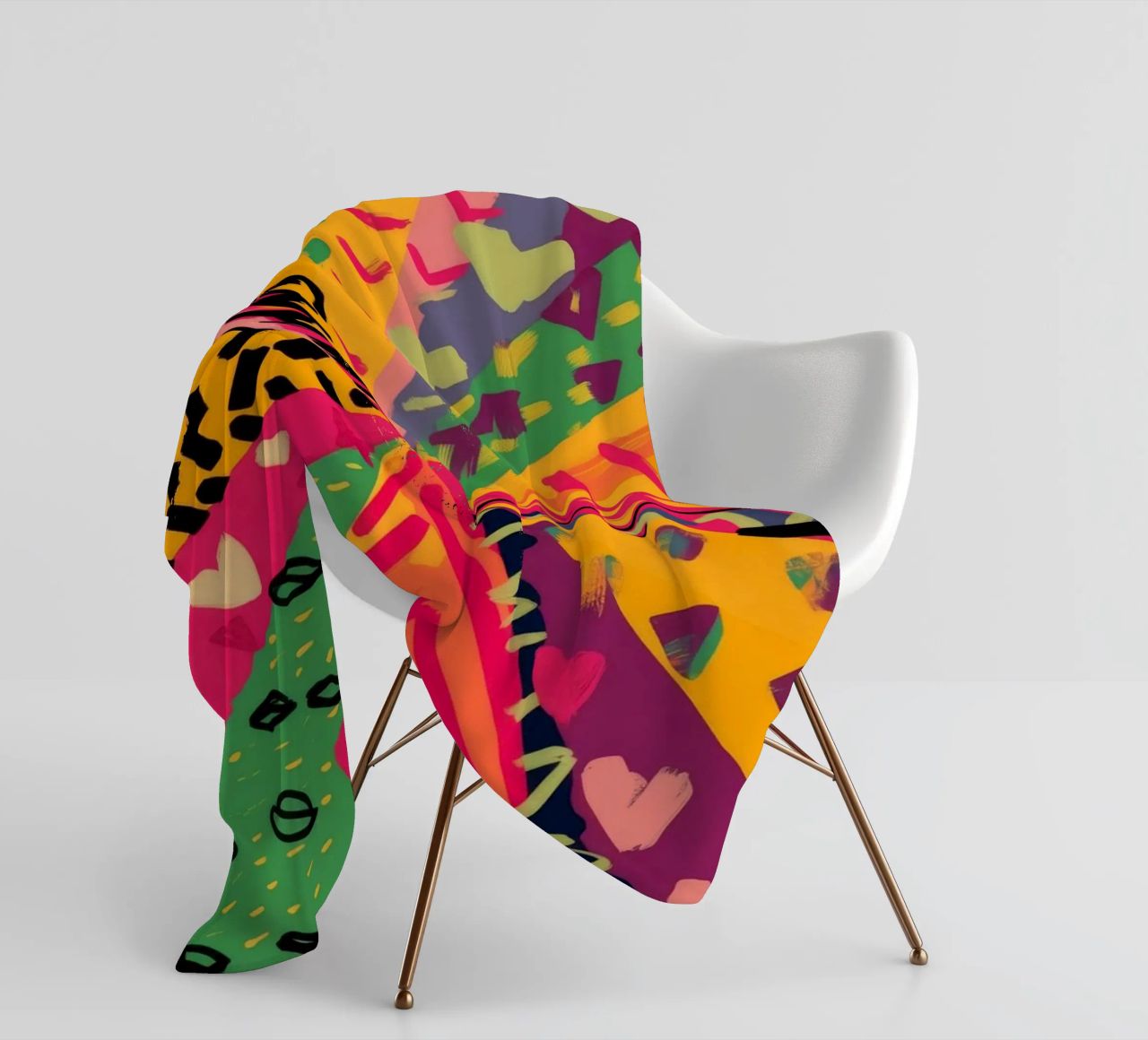 Spirale del cuore Radiate coperta in pile da Zep Layers