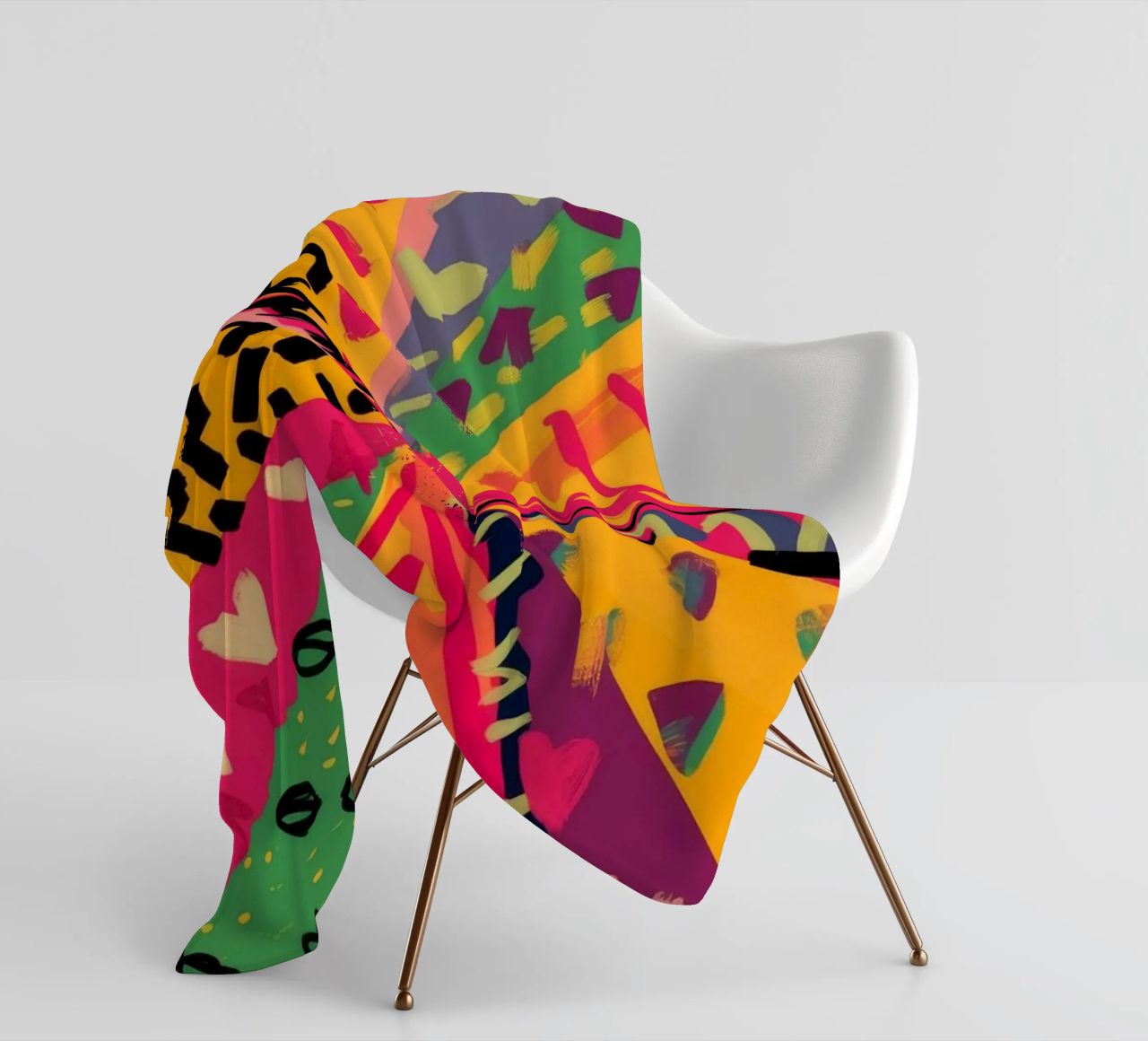 Spirale del cuore Radiate coperta in pile da Zep Layers