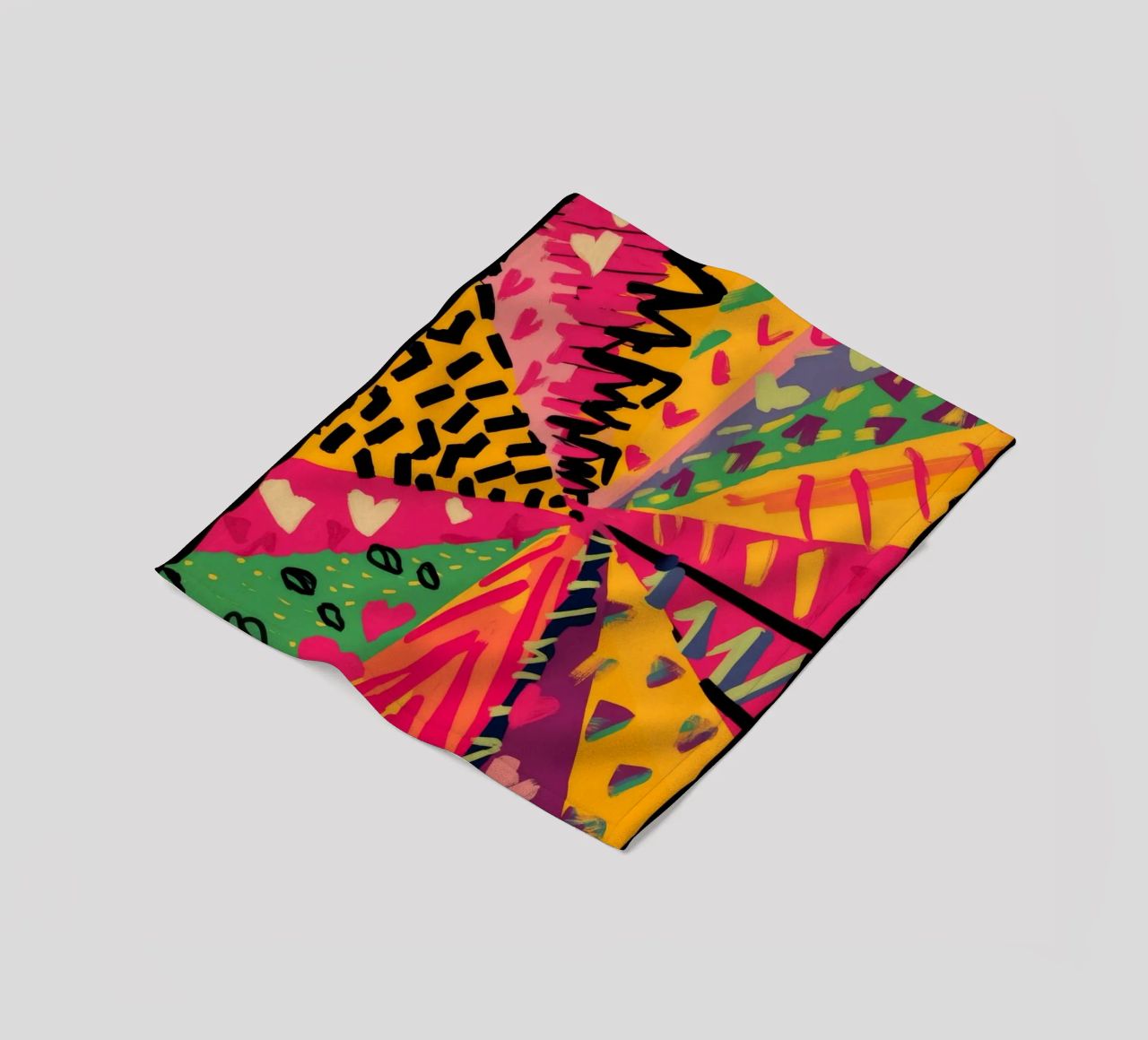 Spirale del cuore Radiate coperta in pile da Zep Layers
