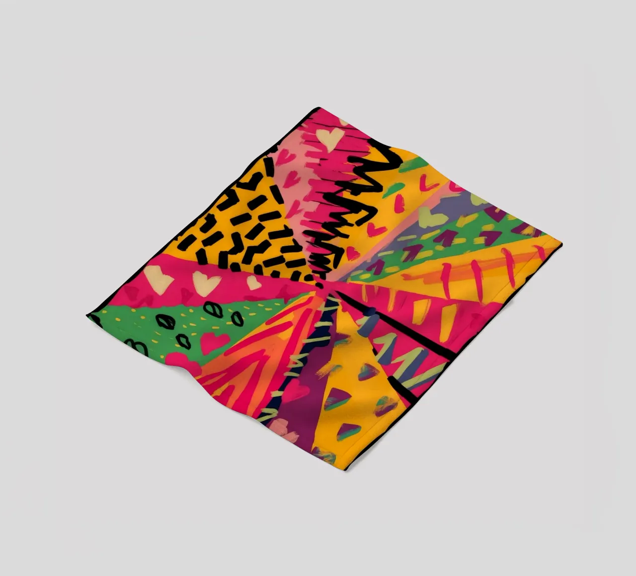 Spirale del cuore Radiate coperta in pile da Zep Layers