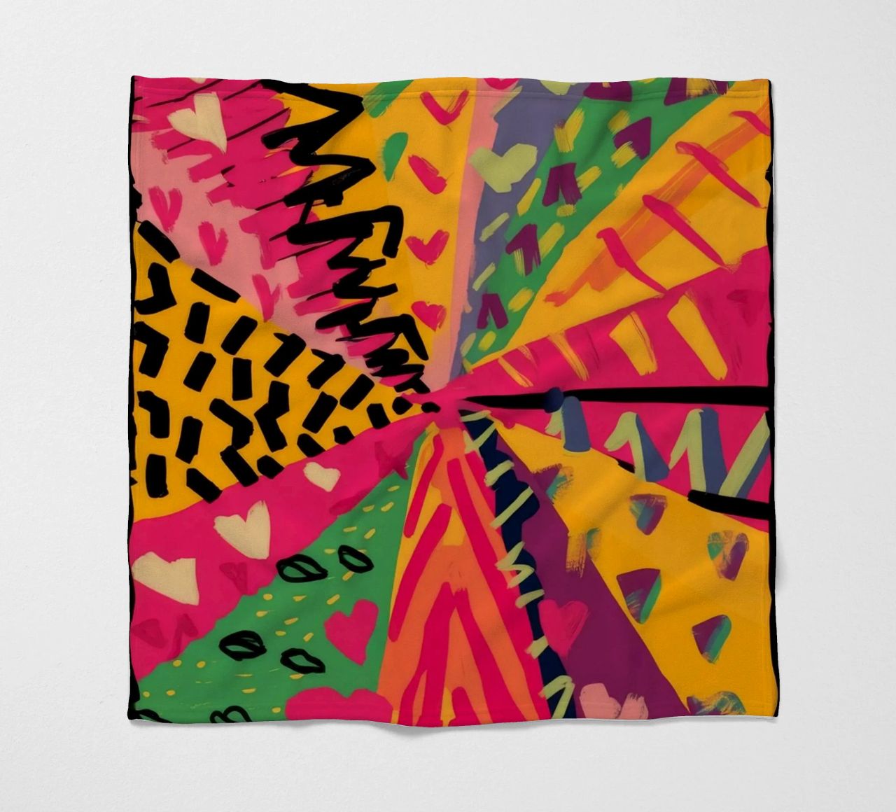 Spirale del cuore Radiate coperta in pile da Zep Layers