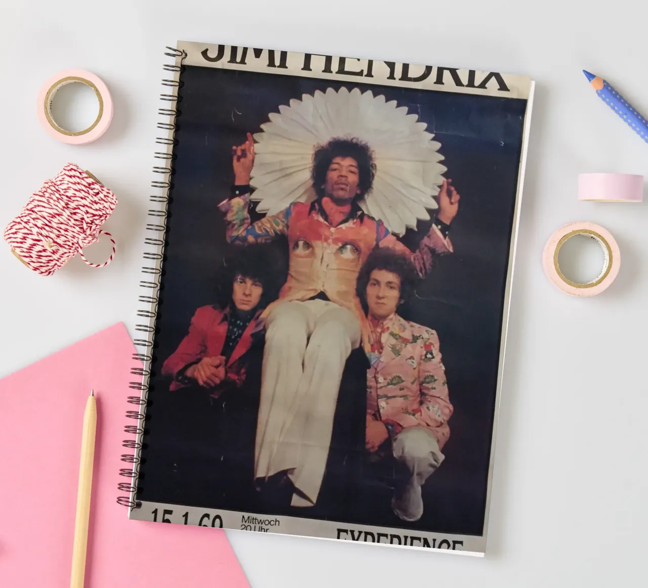 Voodoo Child Eternal Groove spiral notebook by hopilj