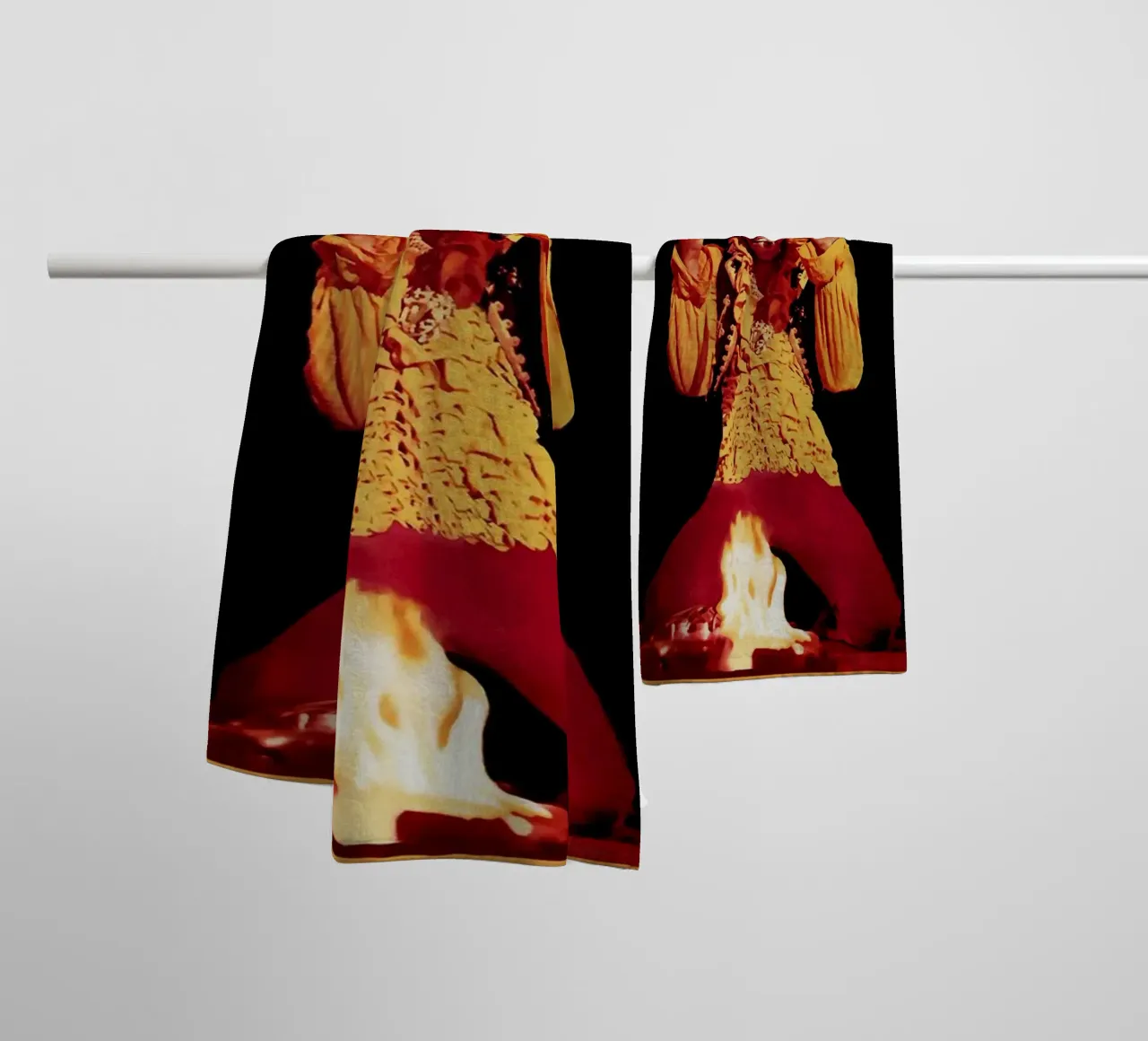 Six Strings of Freedom towel by hopilj