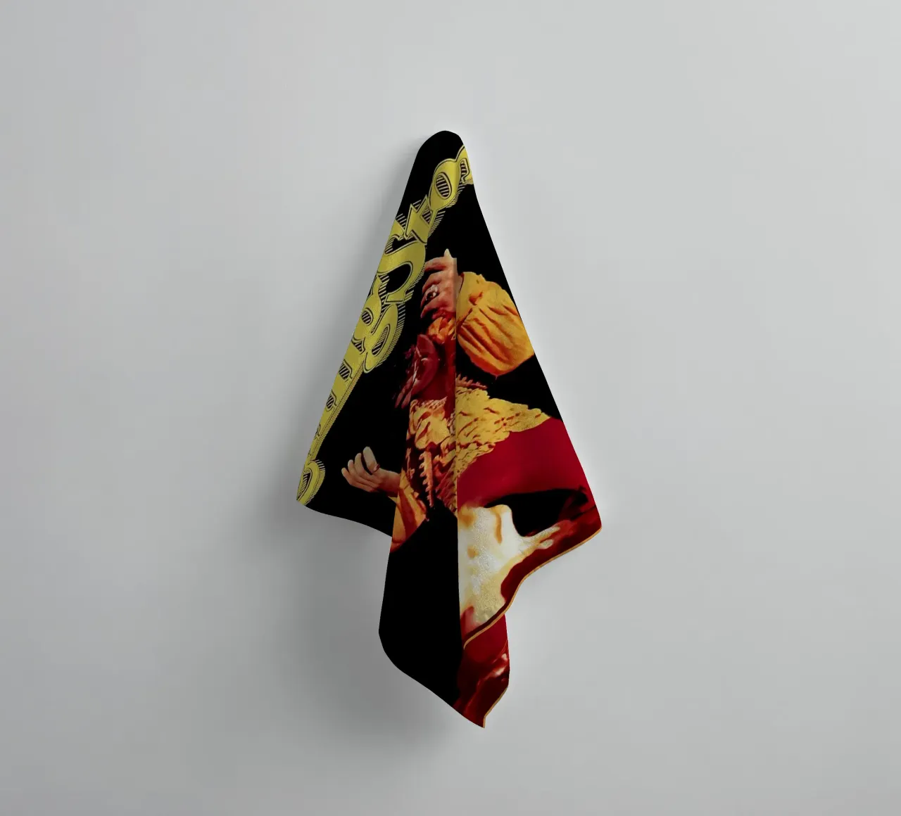 Six Strings of Freedom towel by hopilj