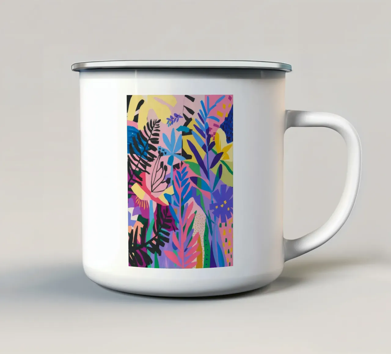 Strato di poesia tropicale tazza in smalto da Zep Layers