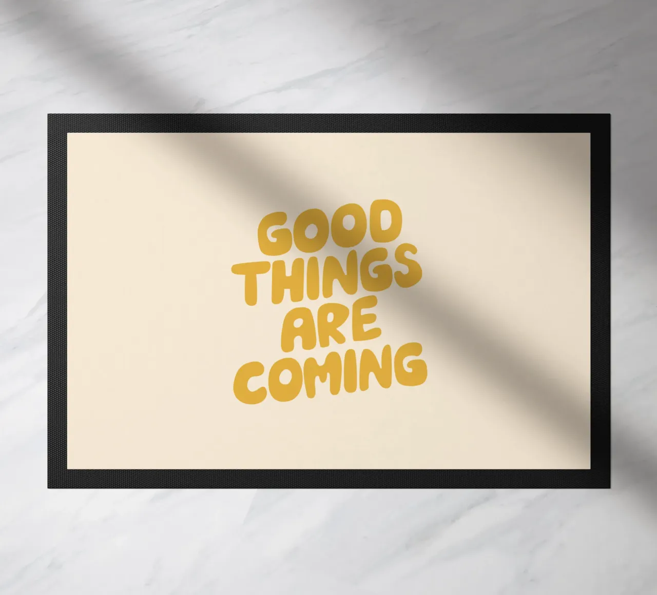 Le cose belle stanno arrivando zerbino da THE MOTIVATED TYPE