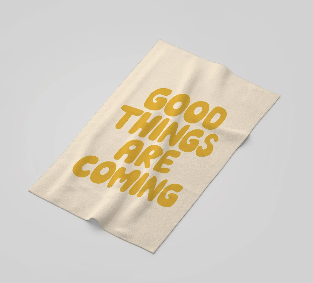Le cose belle stanno arrivando telo mare da THE MOTIVATED TYPE