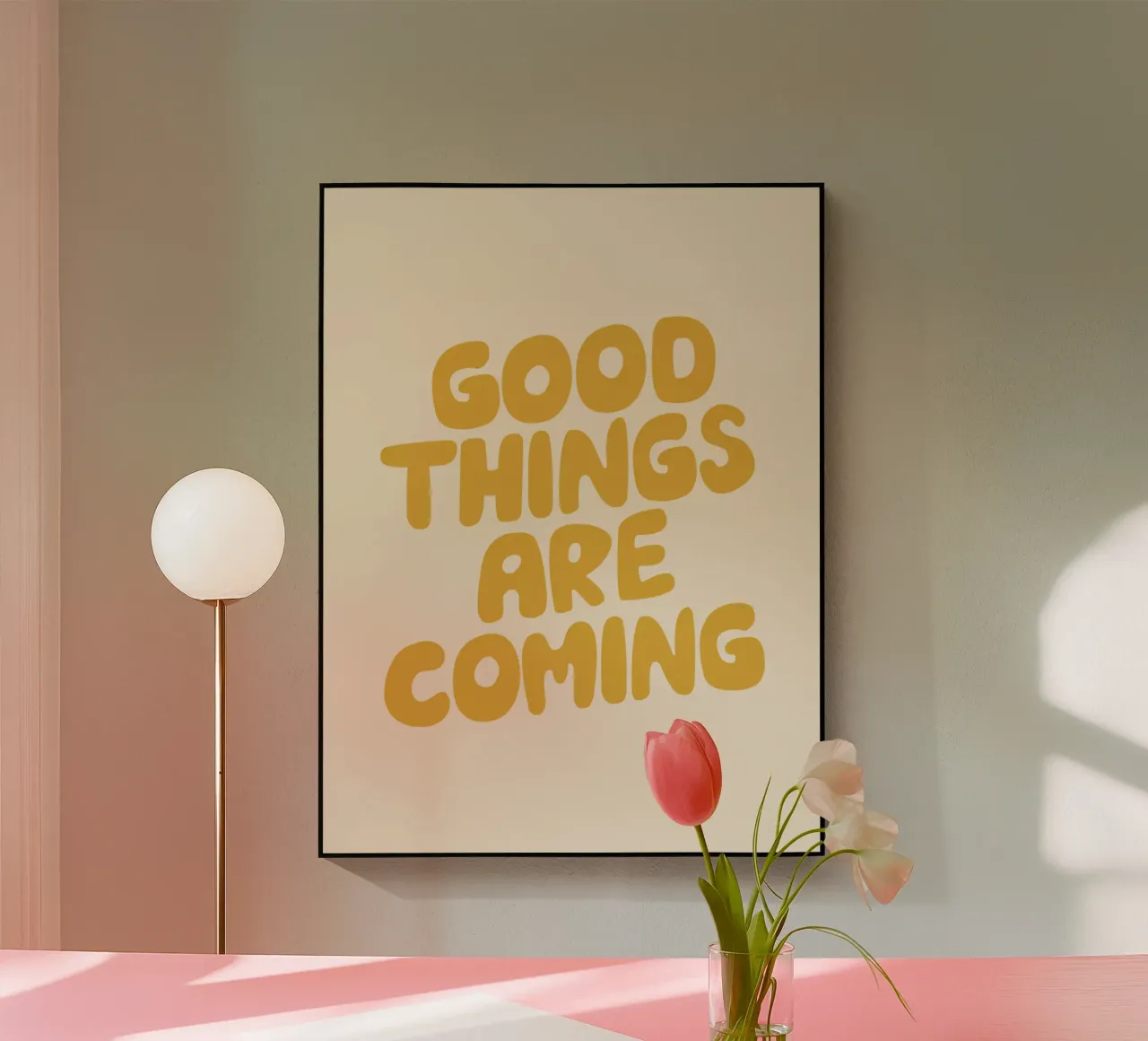 Le cose belle stanno arrivando plexiglass da THE MOTIVATED TYPE