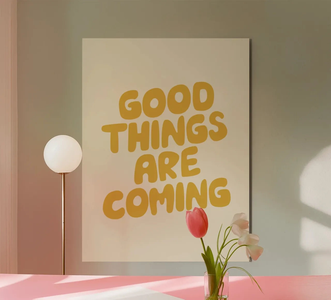 Le cose belle stanno arrivando alluminio dibond da THE MOTIVATED TYPE