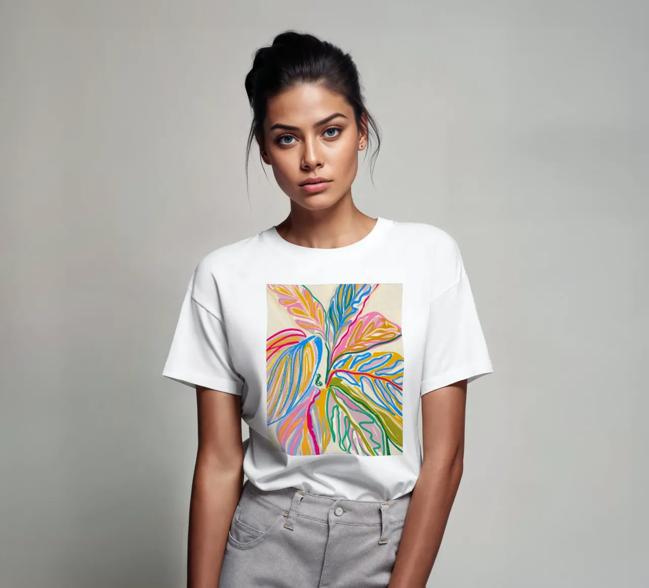 Ritmi di fioritura - La giungla dei pastelli t-shirt da 83oranges