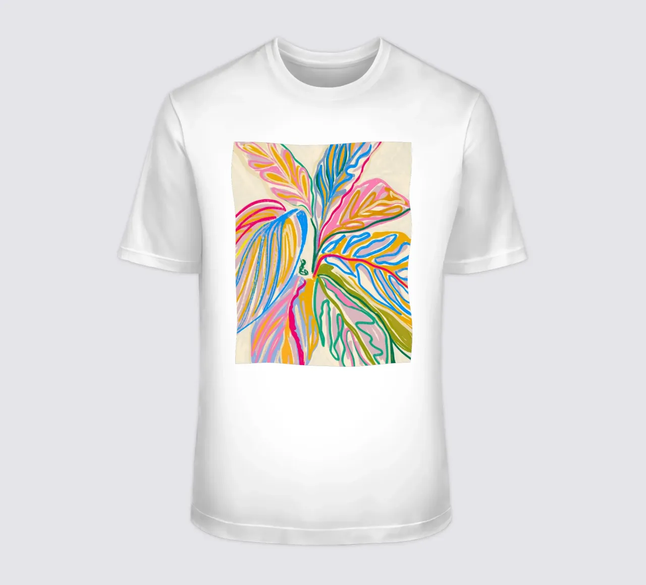 Ritmi di fioritura - La giungla dei pastelli t-shirt da 83oranges