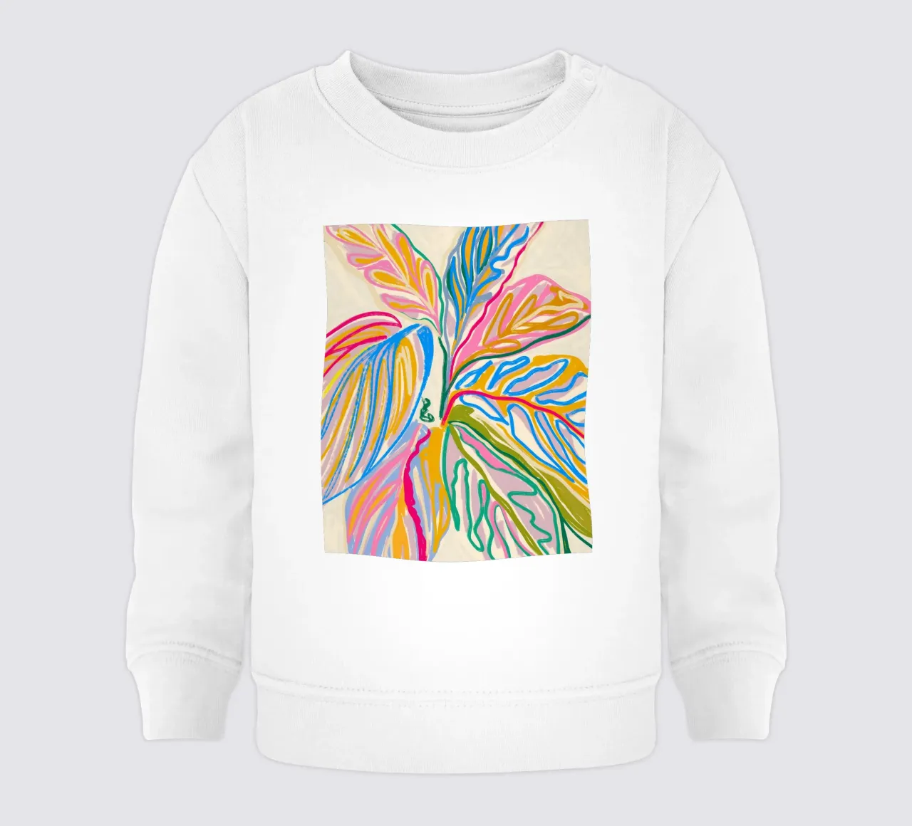 Ritmos de floración - La jungla de lápices de colores sudadera de bebé de 83oranges