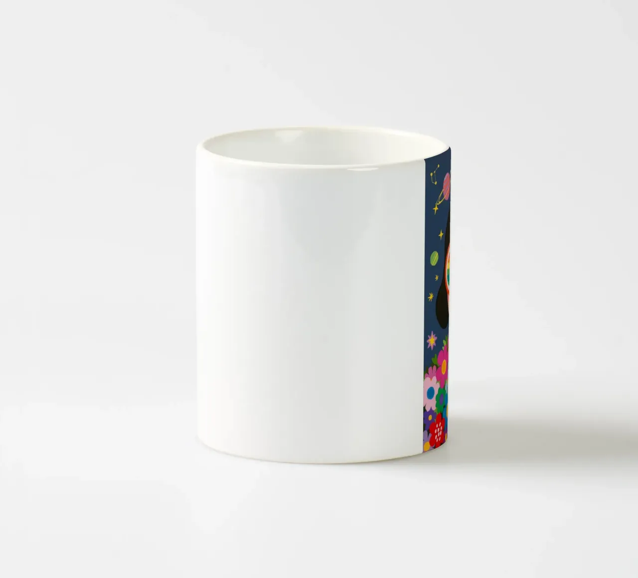 Sguardo galattico dei fiori tazza in ceramica da Zep Layers