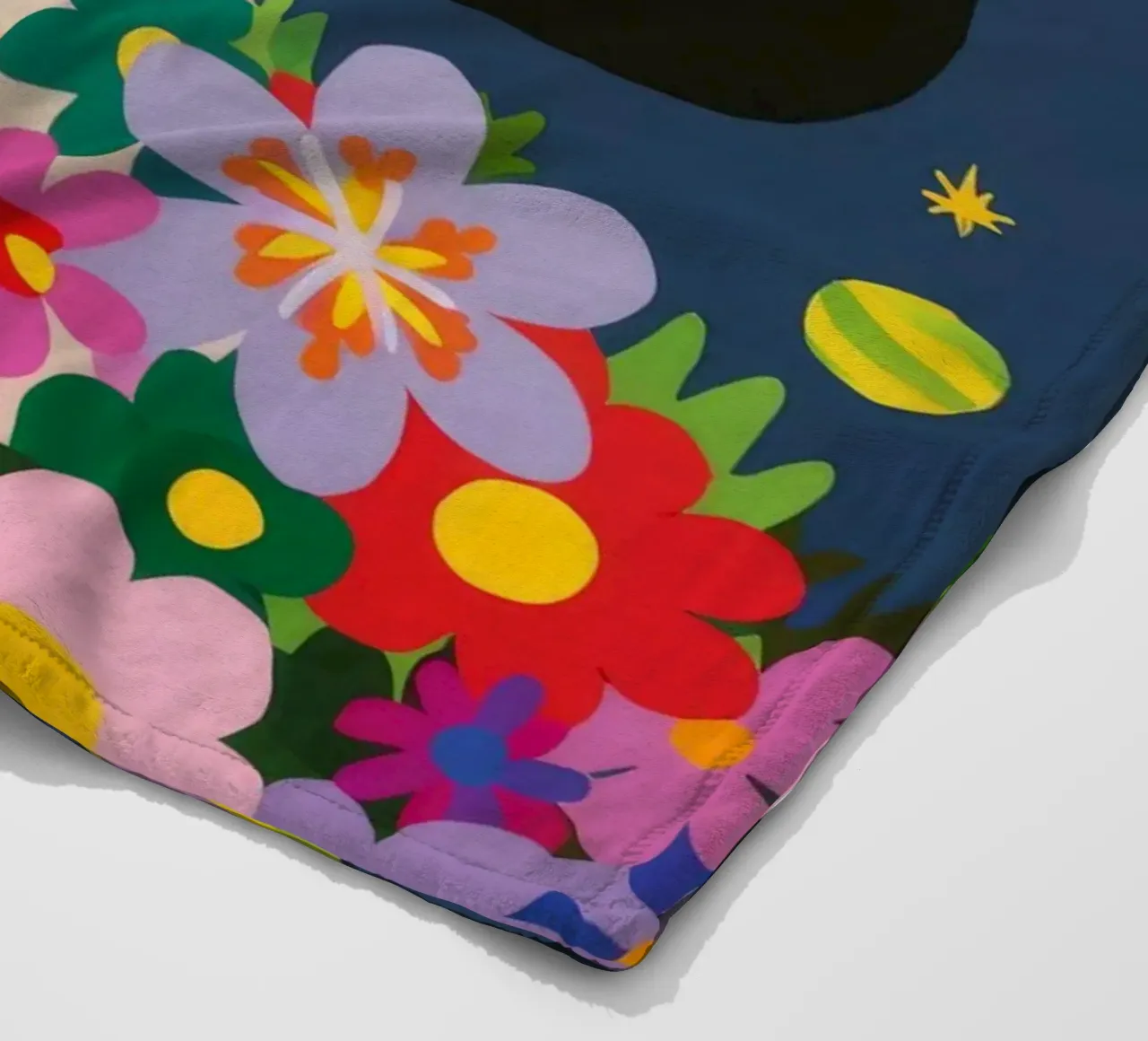 Sguardo galattico dei fiori coperta in pile da Zep Layers