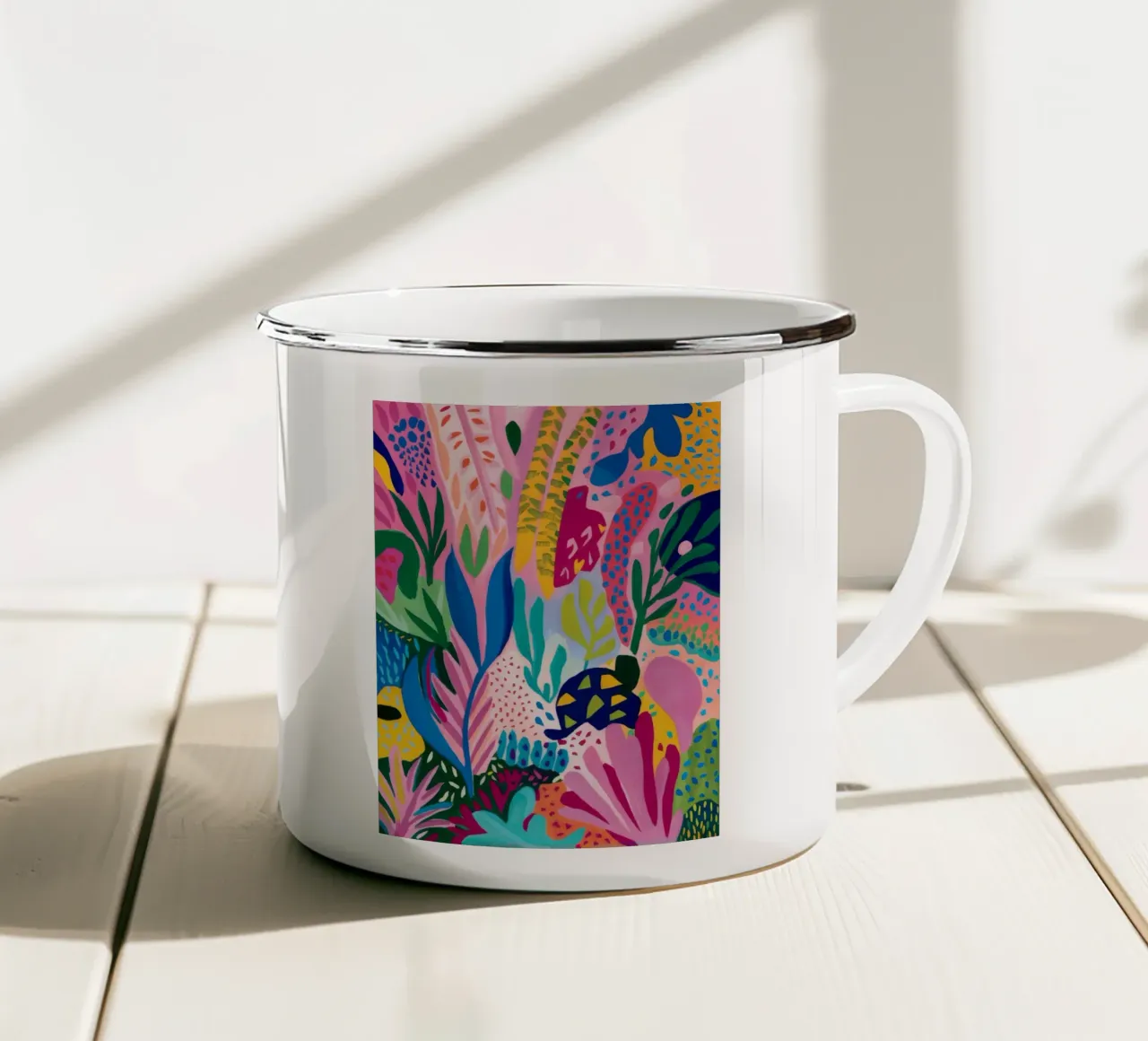 Rapsodia botanica selvaggia tazza in smalto da Zep Layers