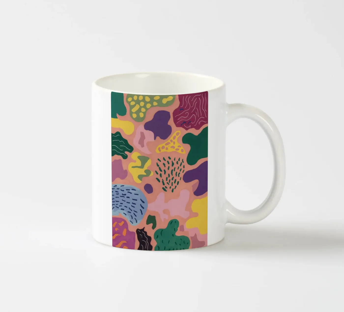 Camouflage Nature Code ceramic mug by Zep Layers