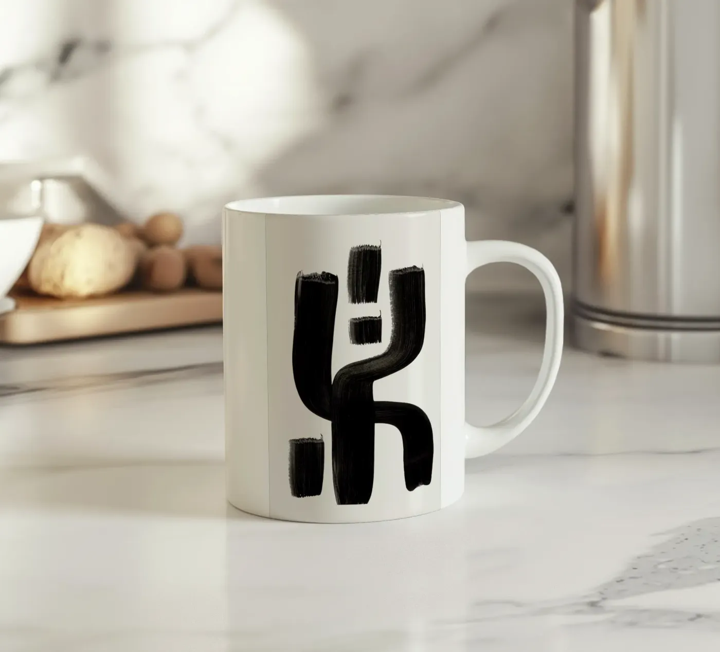 Ancient Drum ceramic mug by EnShape