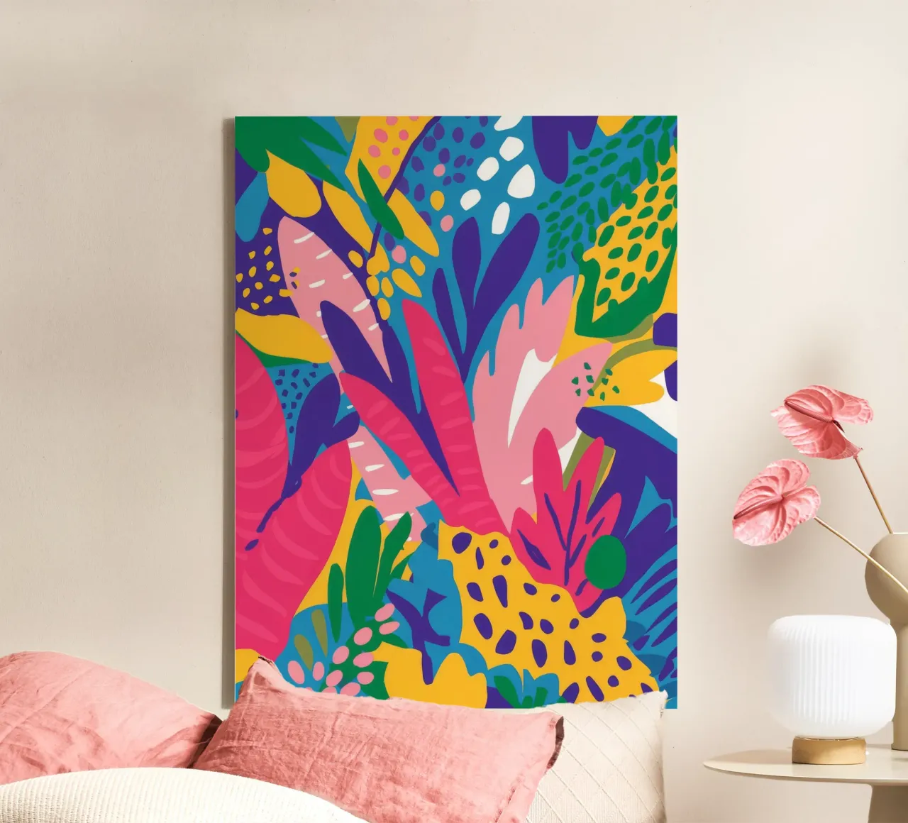 Lush Energy Scatter canvas by Zep Layers