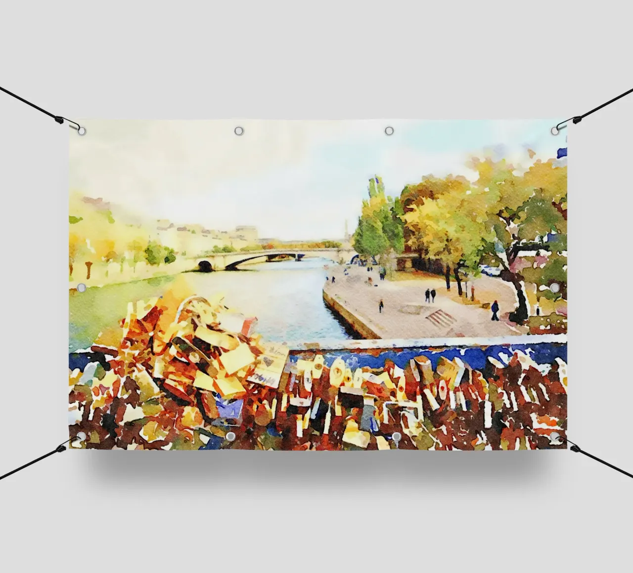 Parigi telo in pvc da Massimo Frascogna