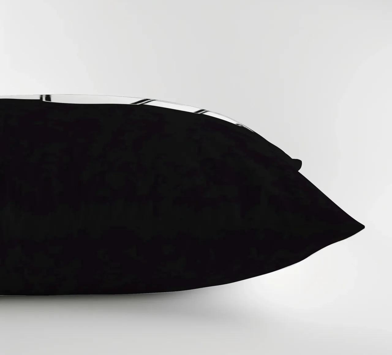 Five simple white buckets arranged in a circular pattern decorative cushion by DesignDoodle