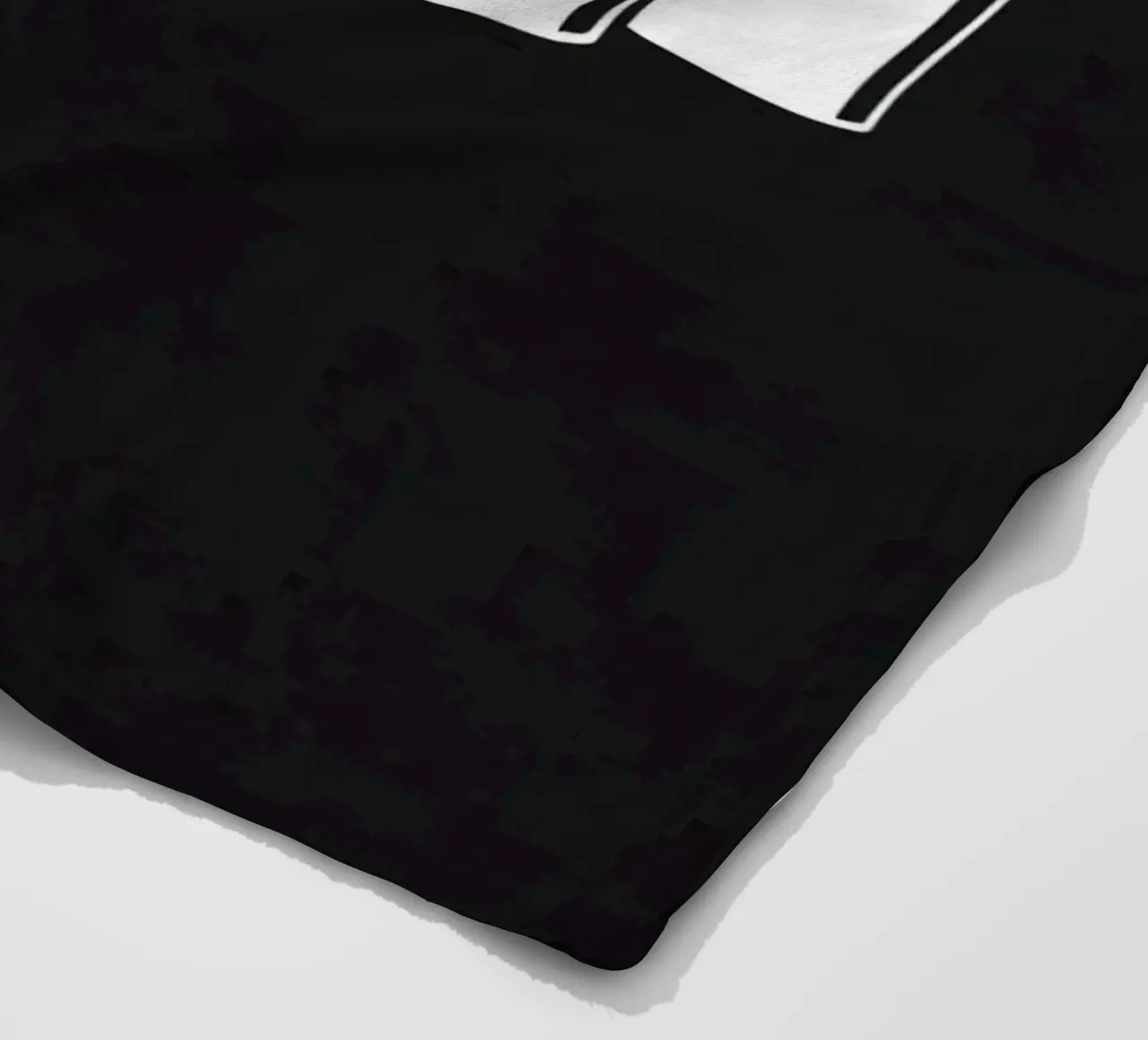 Five simple white buckets arranged in a circular pattern fleece blanket by DesignDoodle