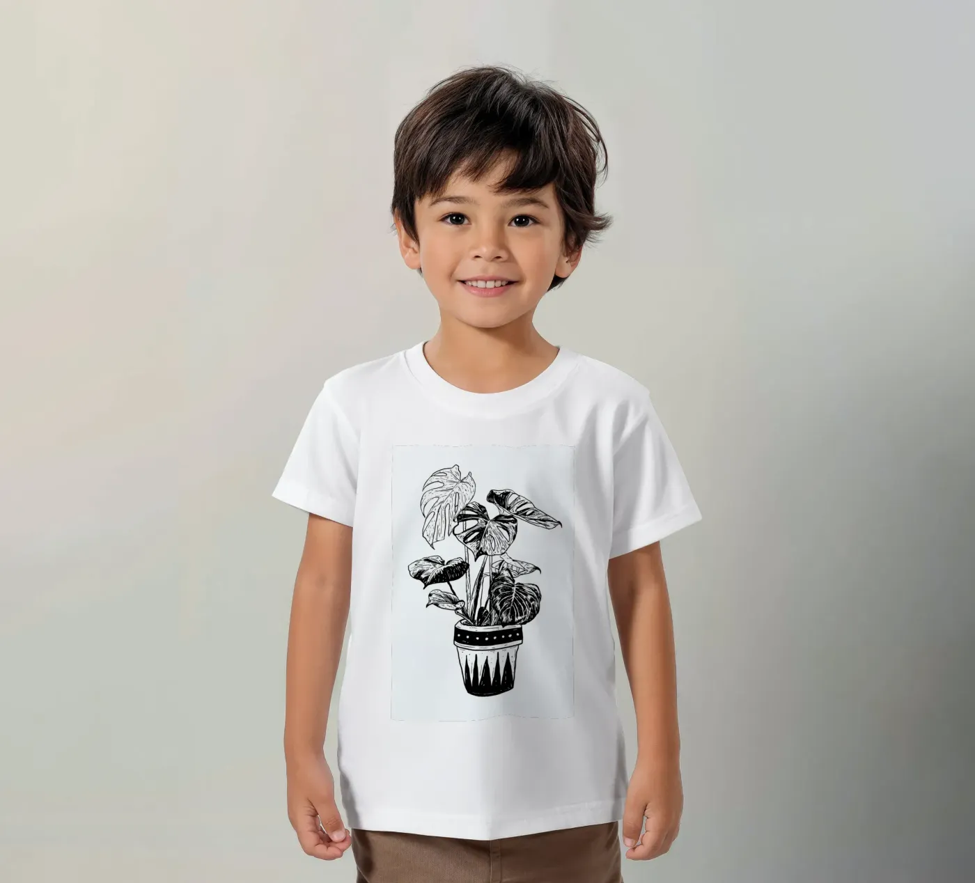 Monstera t-shirt bambini da Nick Cocozza