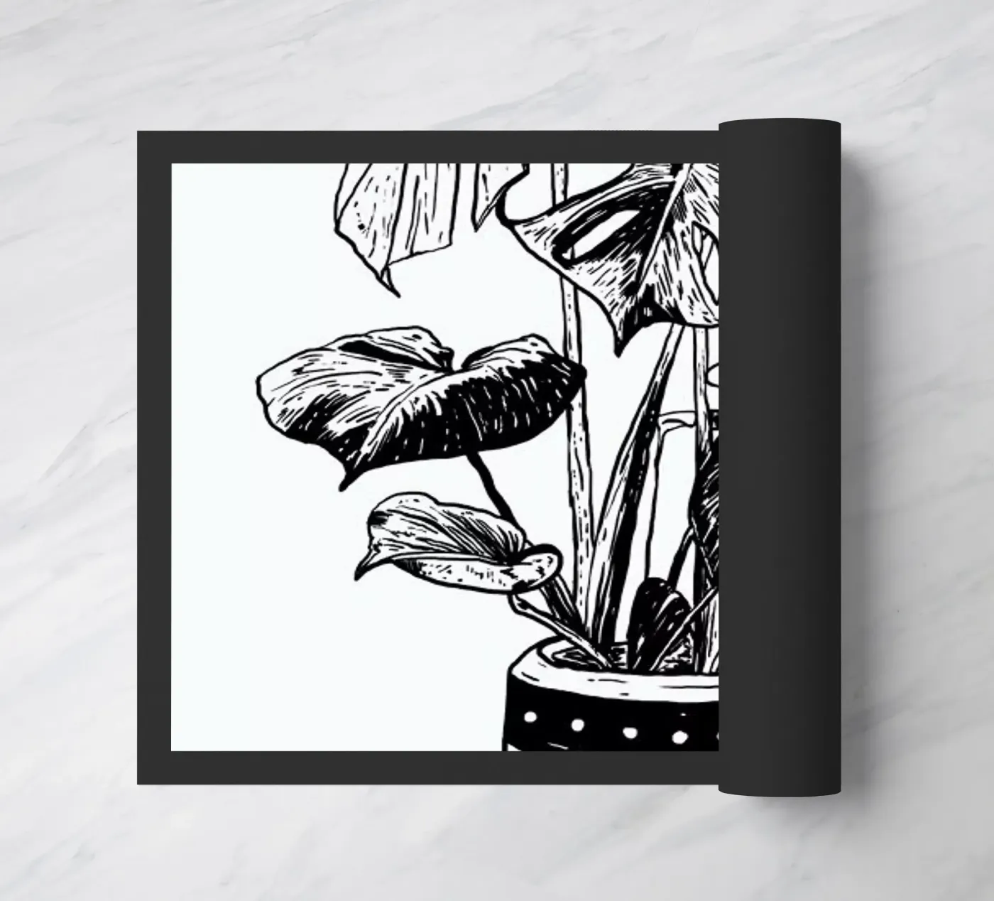 Monstera deurmat van Nick Cocozza