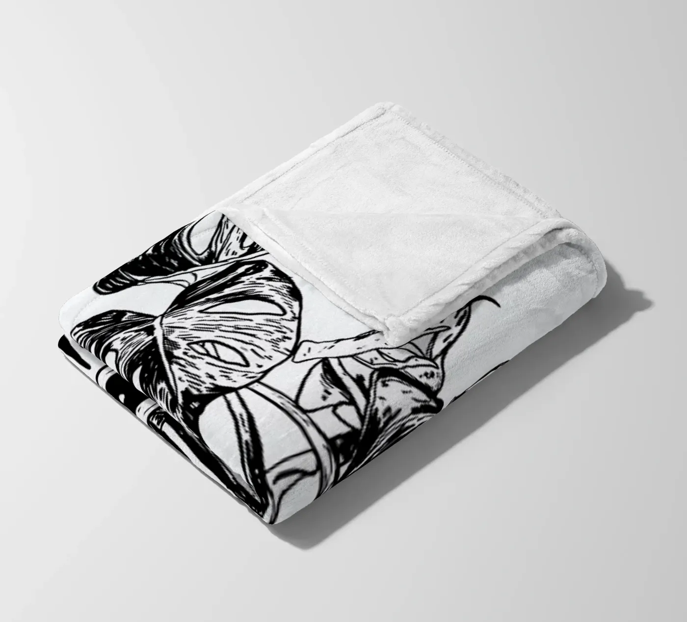 Monstera Fleecedecke von Nick Cocozza