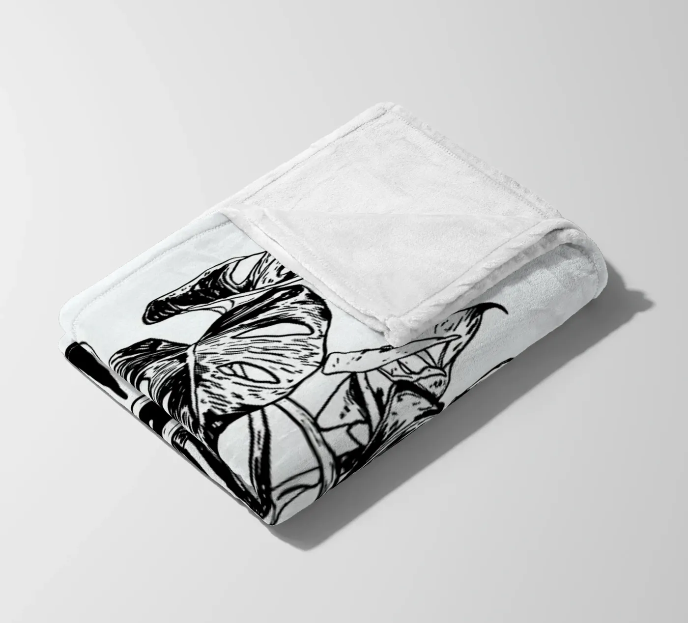 Monstera Fleecedecke von Nick Cocozza