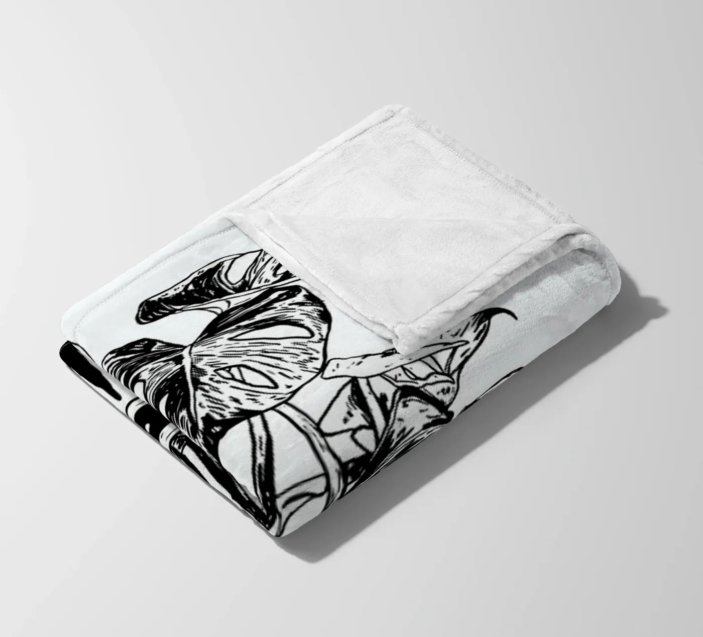 Monstera Fleecedecke von Nick Cocozza