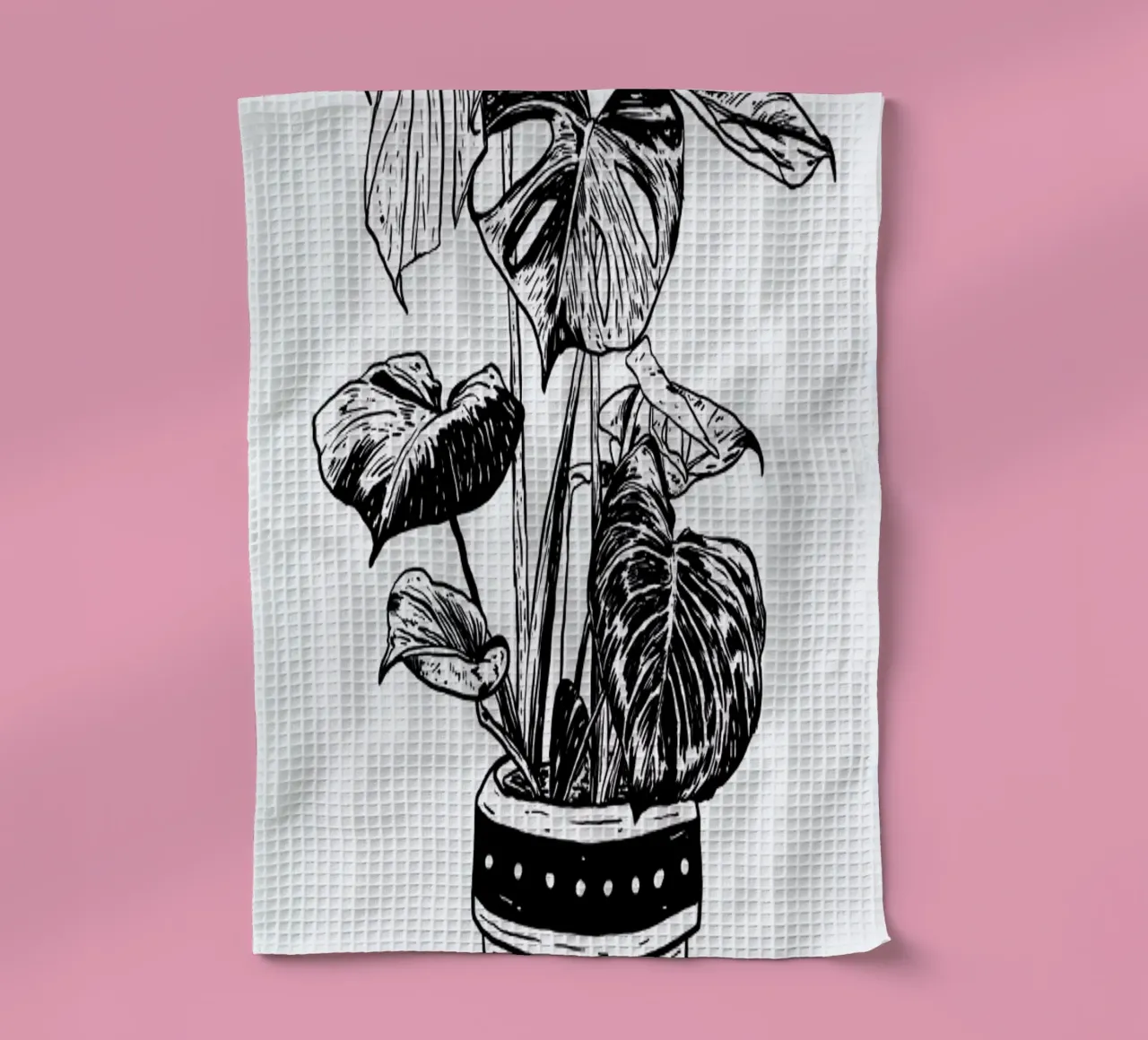 Monstera canovaccio da cucina da Nick Cocozza