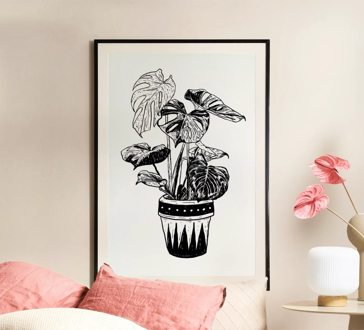 Monstera Poster von Nick Cocozza