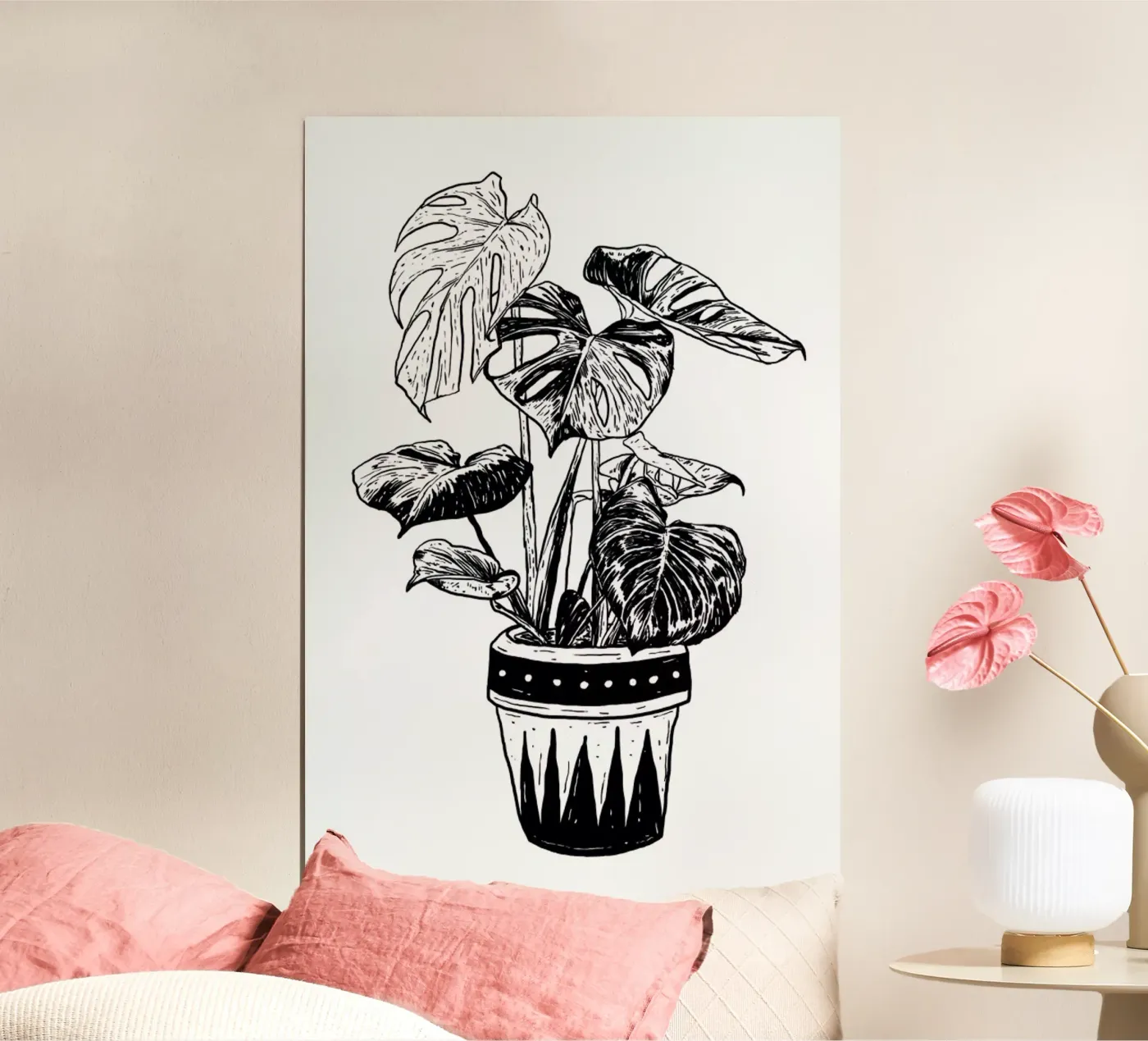 Monstera Poster von Nick Cocozza